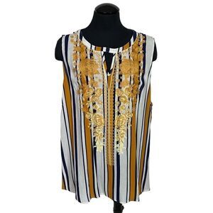 Andree NWT Floral Blouse - Women’s 1X